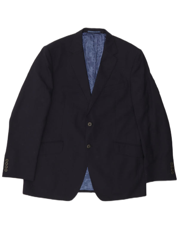 Marks & Spencer Veste blazer à 2 boutons pour homme UK 42 Grande laine bleu marine