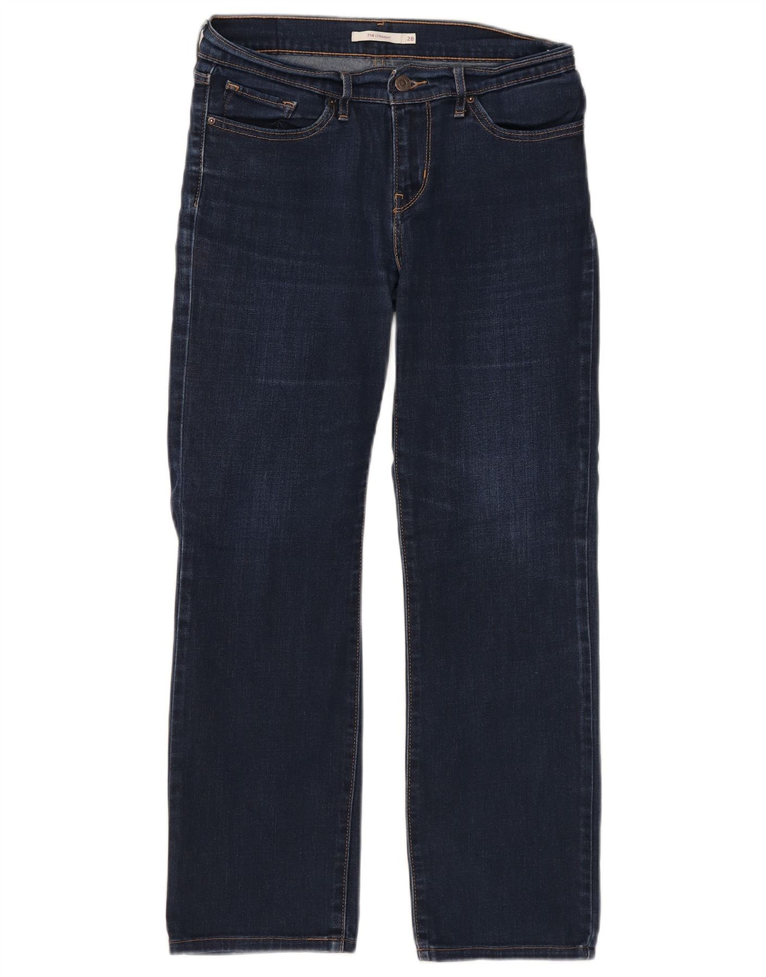Levi's Jean Droit 714 Femme W28 L27 Bleu Coton