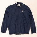 ADIDAS Veste de pluie pour homme UK 40/42 Bleu marine moyen Polyester
