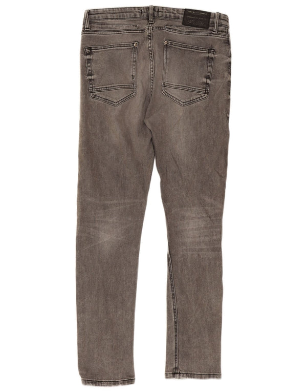 Zara Jean slim vieilli pour homme EU 42 Large W32 L31 Gris