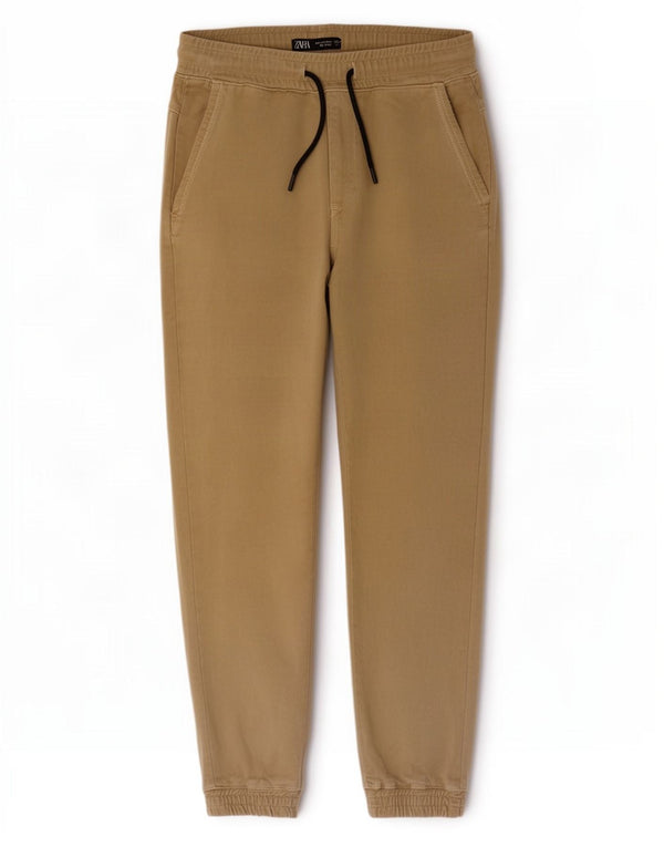 Zara Pantalon De Survêtement Pour Homme Pantalon De Jogging Petit Beige