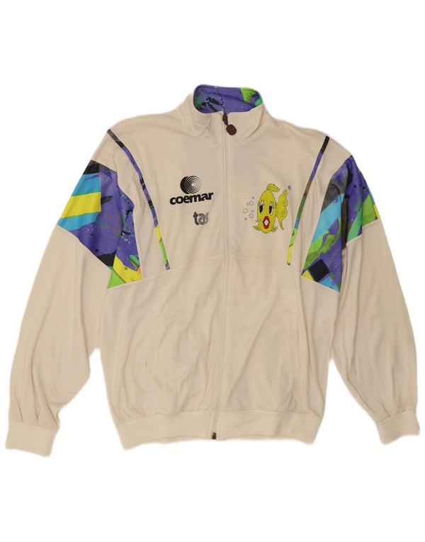 Gazelle Veste de survêtement graphique pour homme Blanc cassé moyen Colourblock