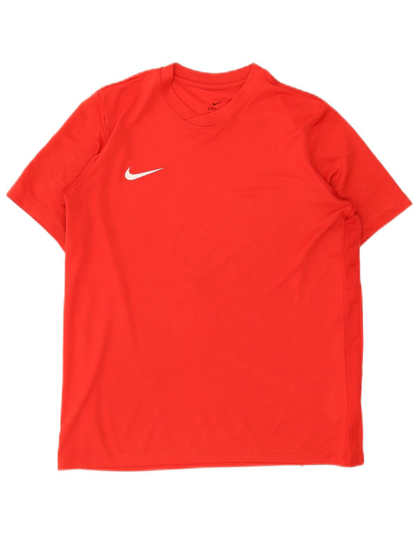 Nike Garçon Dri Fit T-Shirt Top 13-14 ans XL Rouge Polyester