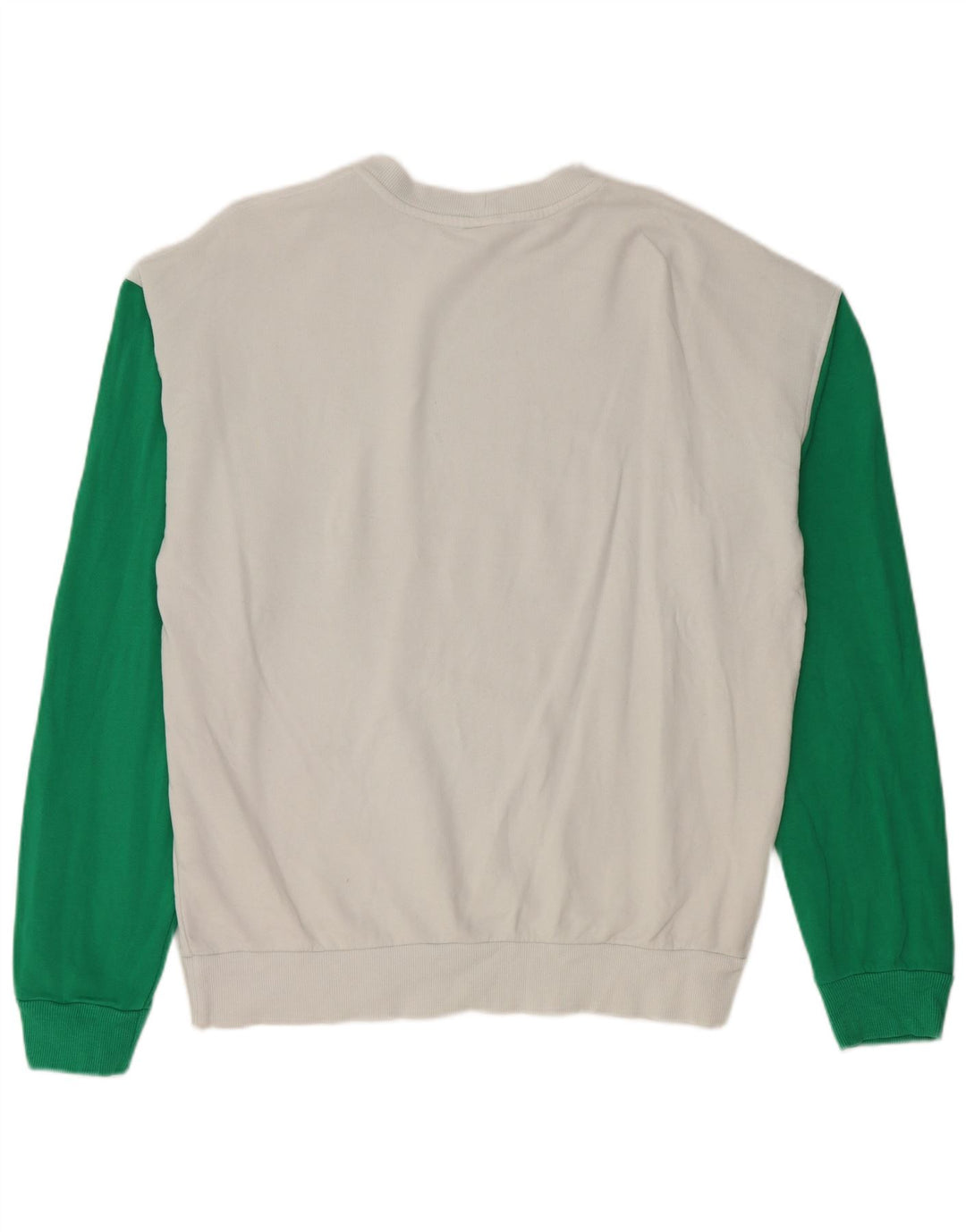 Benetton Sweat-Shirt Graphique Peanuts Homme Blanc Moyen Colorblock