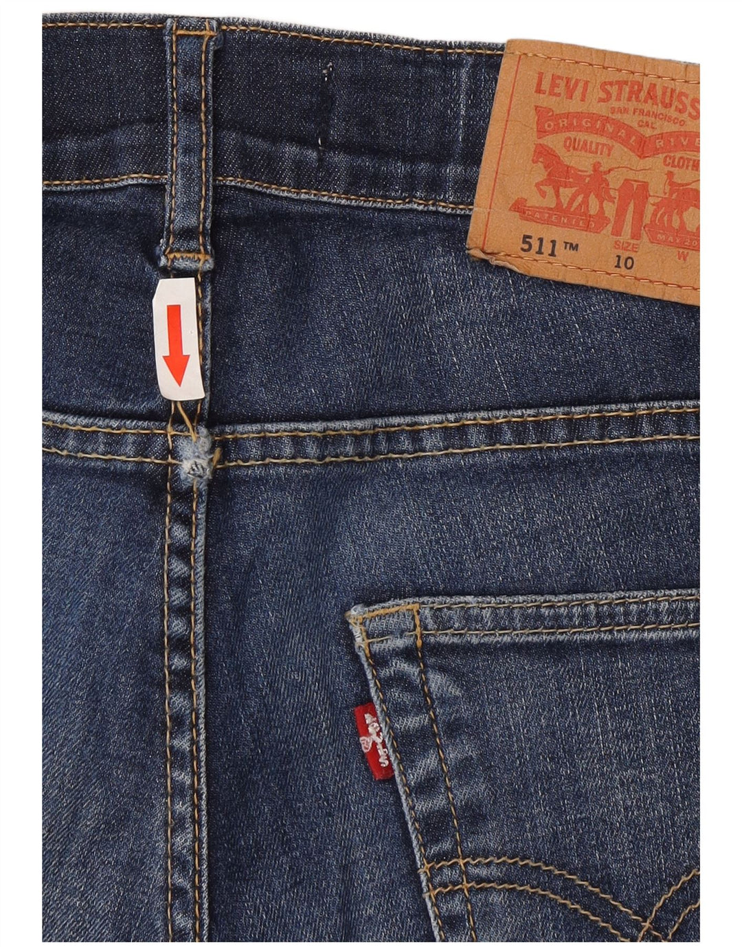 Levi's Garçon 511 Slim Jean 9-10 ans W24 L26 Bleu Coton