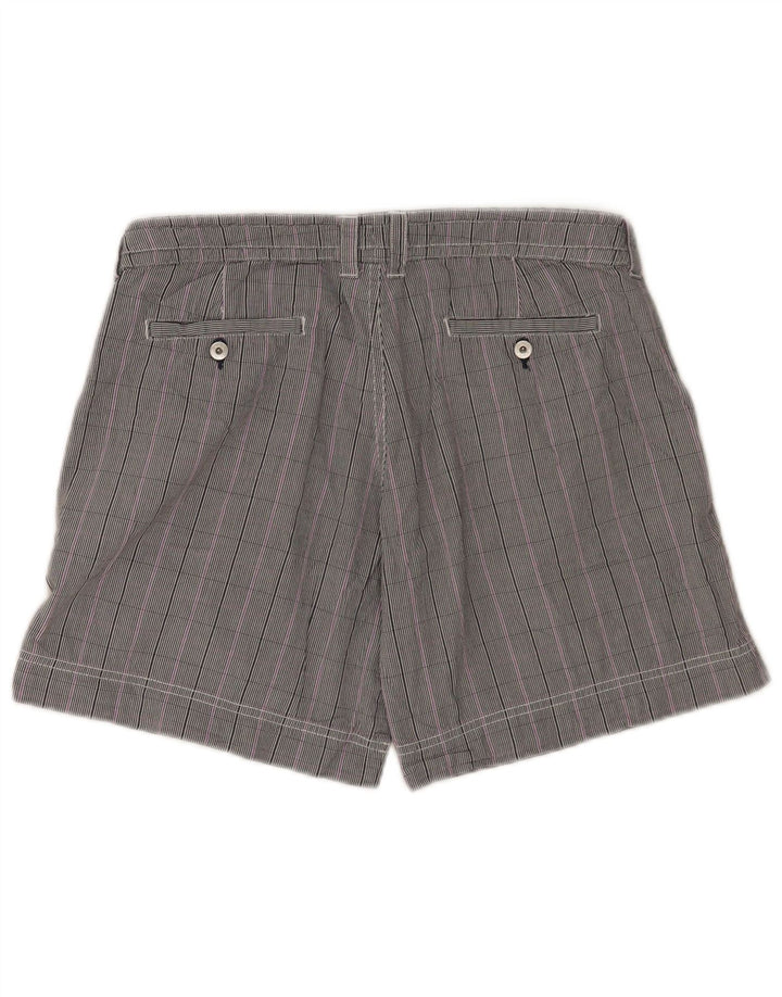 Champion Short décontracté pour femme Medium W30 Gris à carreaux en coton
