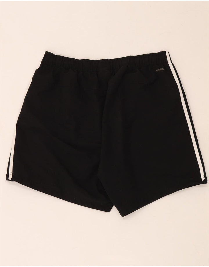 ADIDAS Short de sport Climalite pour hommes, grand, noir, polyester