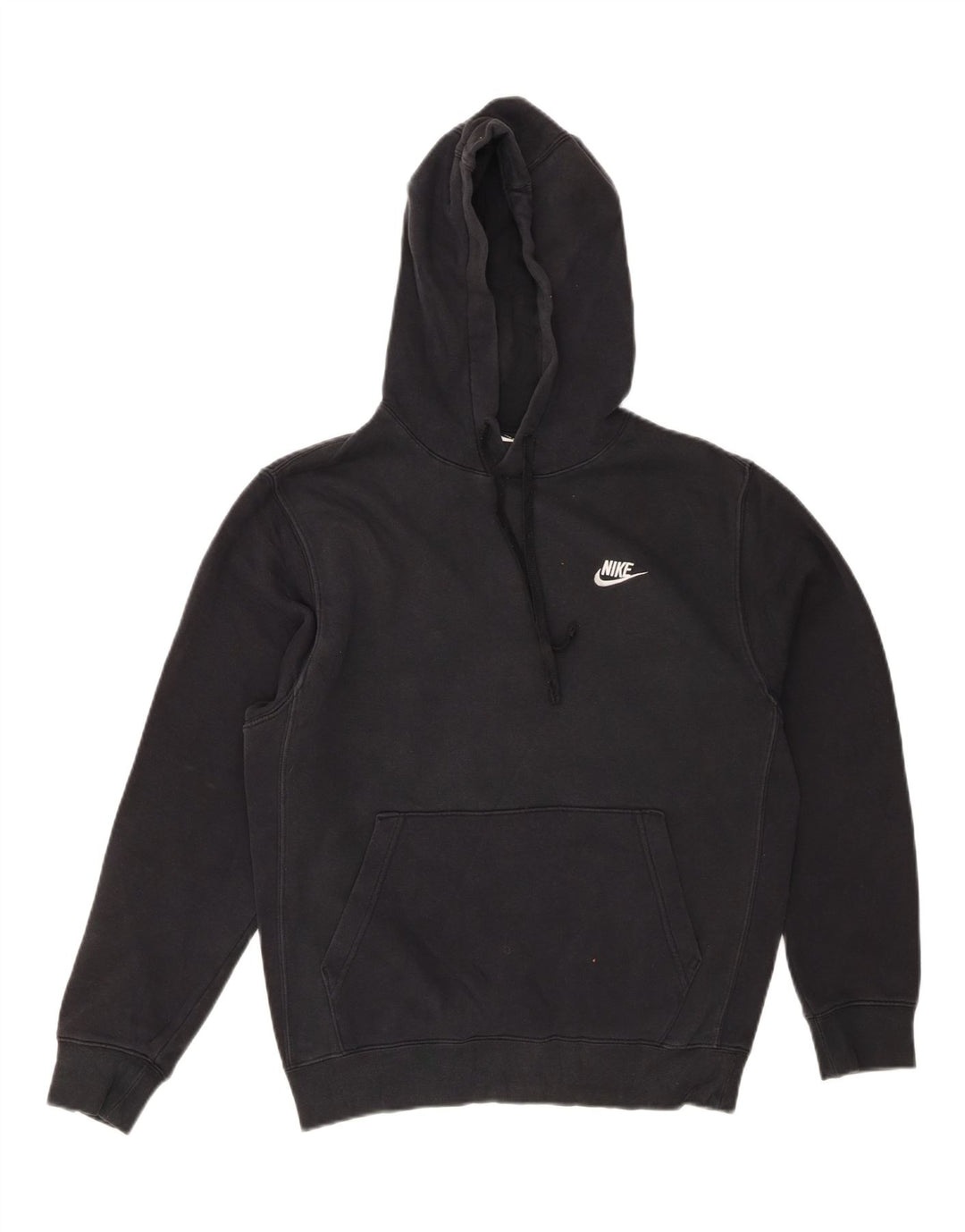 NIKE Mens Hoodie Jumper Small Black