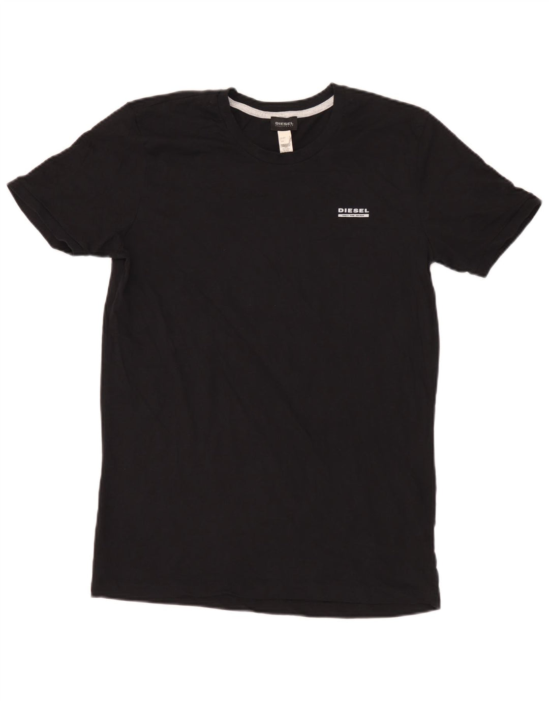 Diesel T-Shirt Homme Haut Large Noir Coton