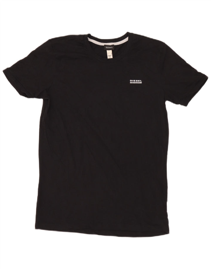 Diesel T-Shirt Homme Haut Large Noir Coton