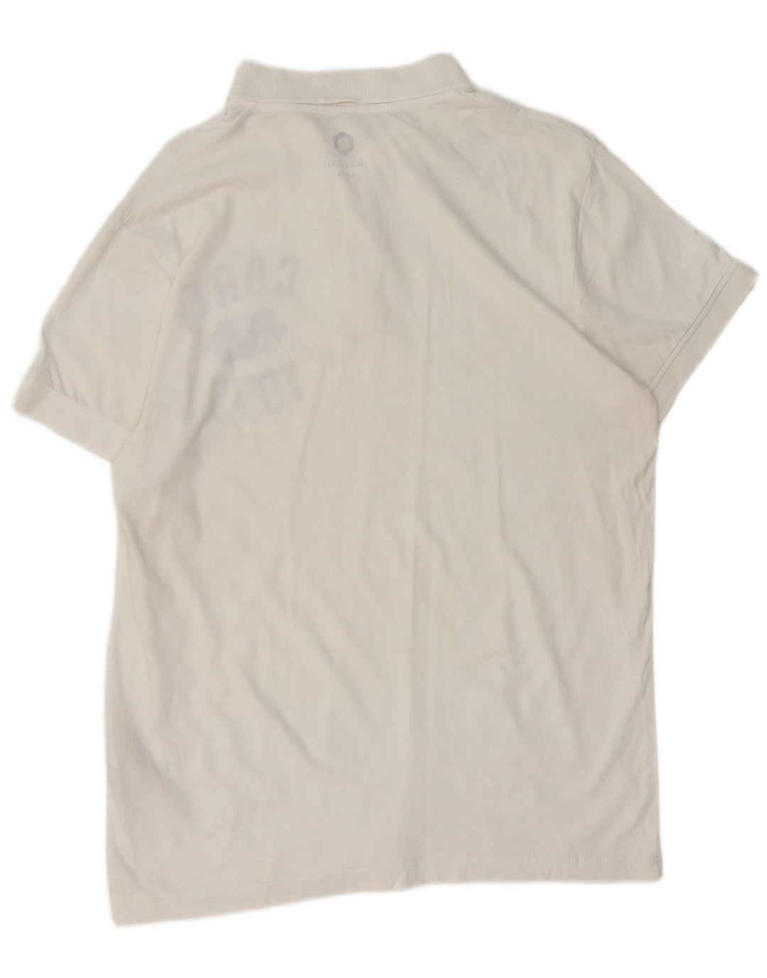 JACK & JONES Polo Core Graphic Homme Blanc Moyen Coton