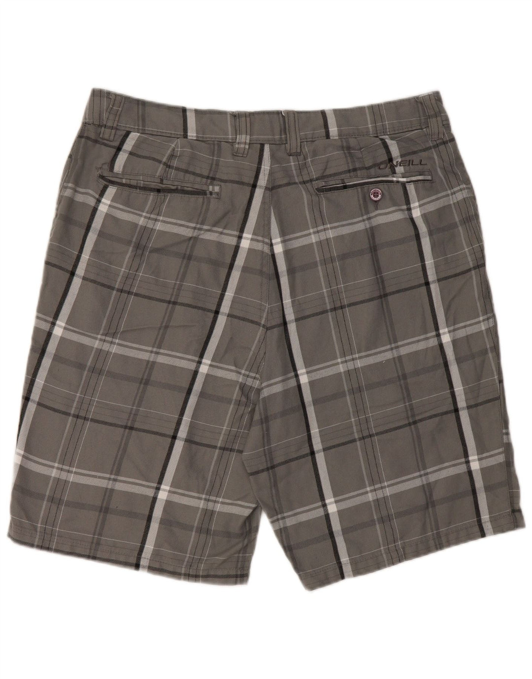 O'Neill Short Chino Homme W36 Grand Gris Plaid Polyester