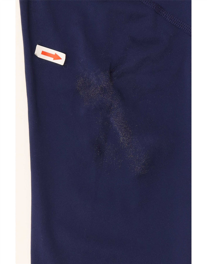 Adidas Leggings Femme UK 14 Bleu Marine Moyen