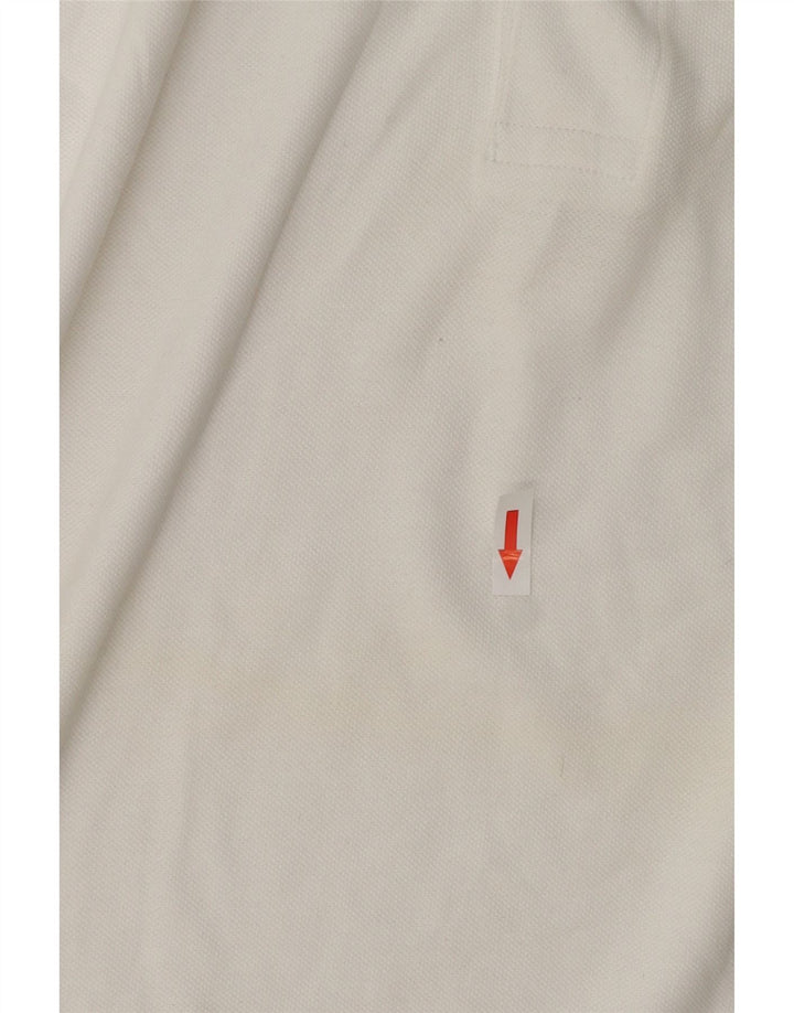 Diadora Polo Homme Blanc Moyen Coton