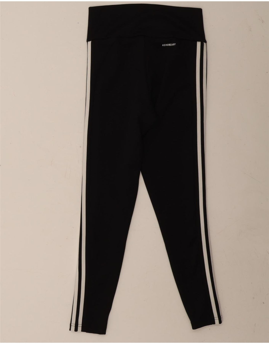 Adidas Femmes Aeroready Leggings UK 8/10 Petit Noir Polyester