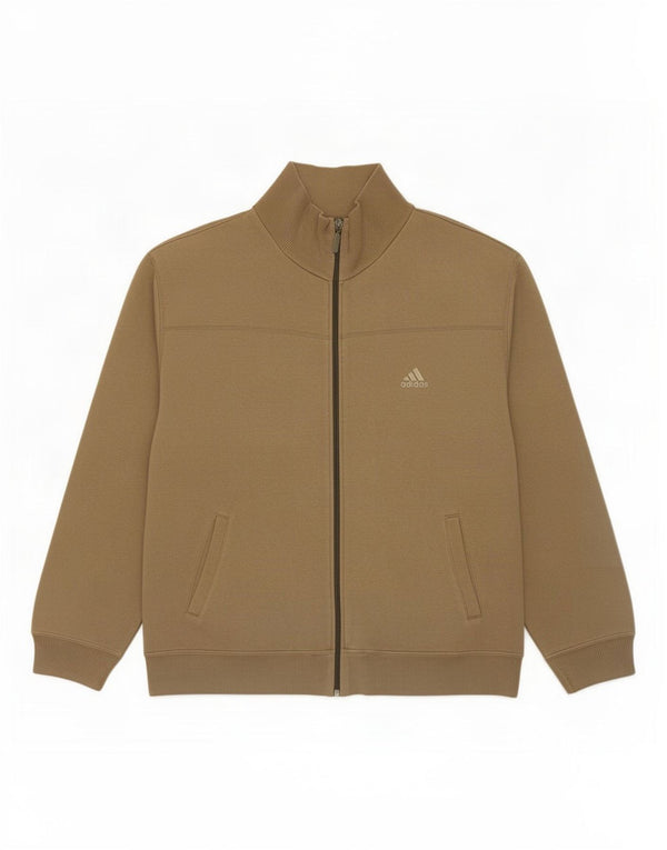 Adidas Veste de survêtement pour homme en coton kaki Taille L