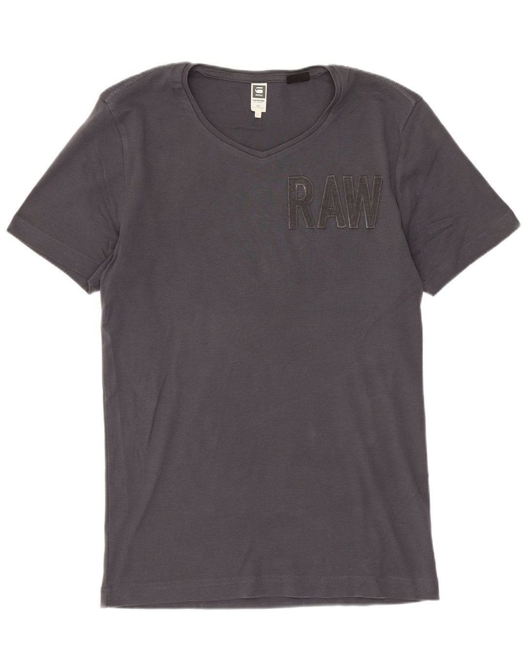 G-Star Homme Graphic T-Shirt Top Large Gris Coton