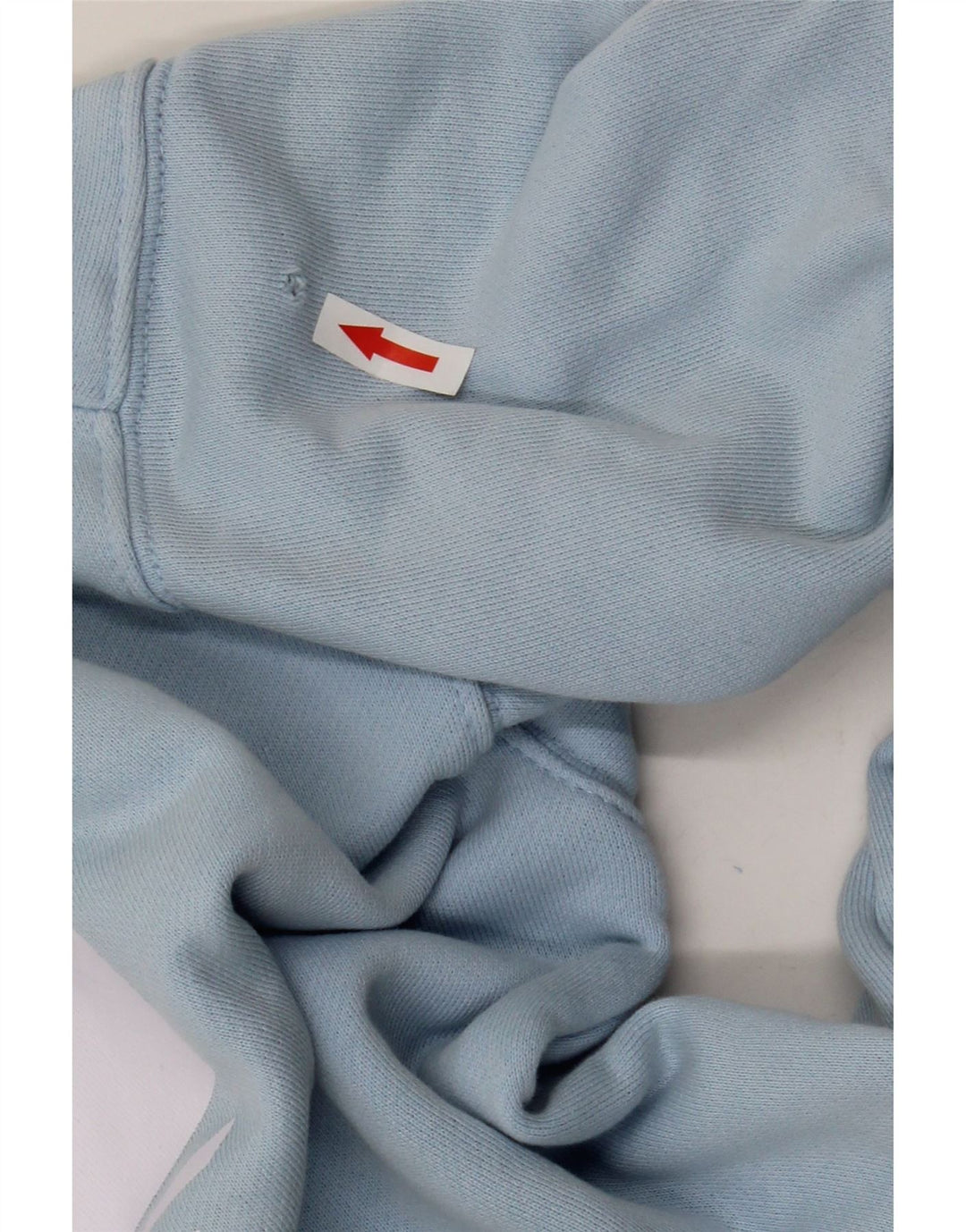Adidas Sweat-shirt surdimensionné graphique pour femme UK 8 Petit coton bleu