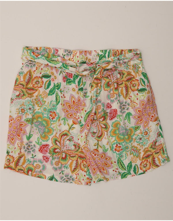 Fat Face Short décontracté pour femme UK 16 Large W34 Floral multicolore