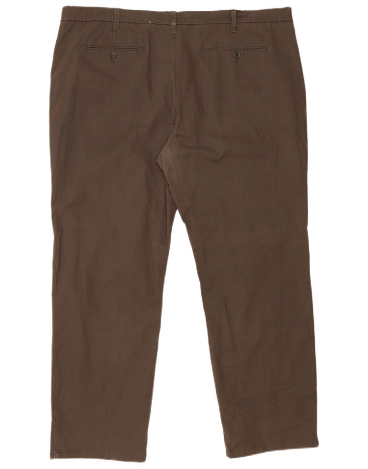 Marks & Spencer Pantalon Chino Coupe Regular Homme W46 L31 Gris Coton