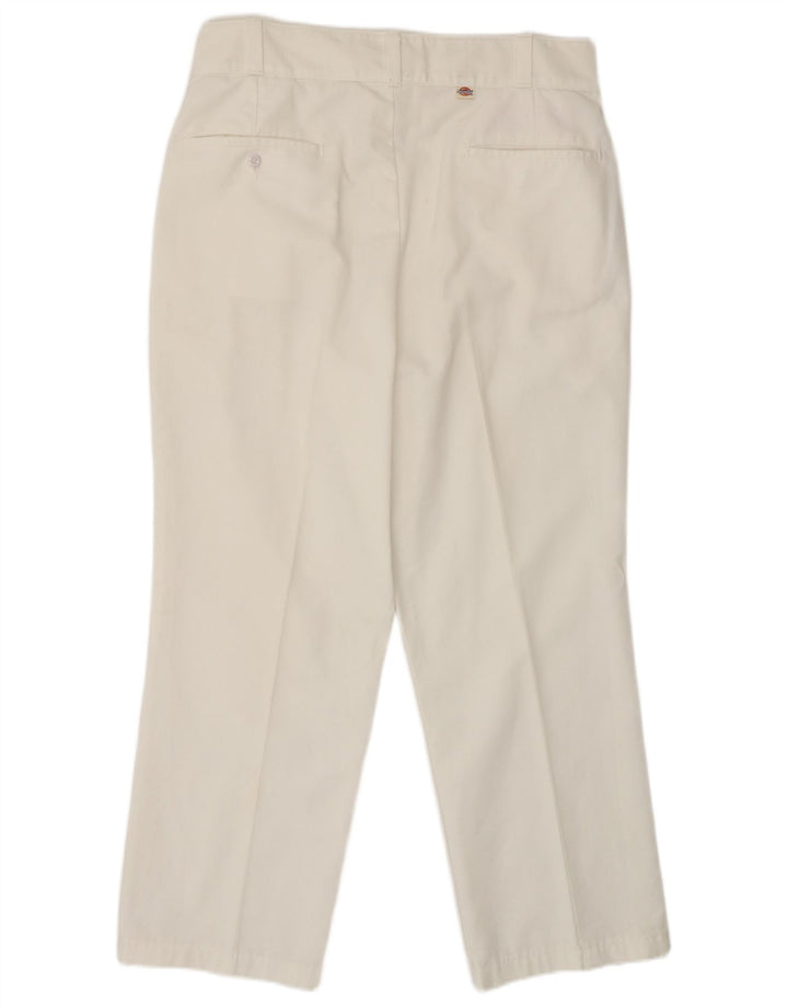 Dickies Pantalon Chino Droit Homme W34 L28 Blanc Polyester