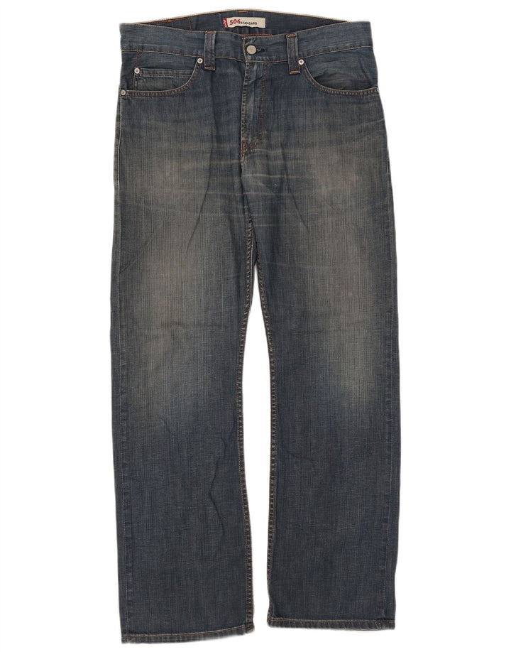 Levi's Jean Droit 506 Homme Bleu W34 L32 Coton