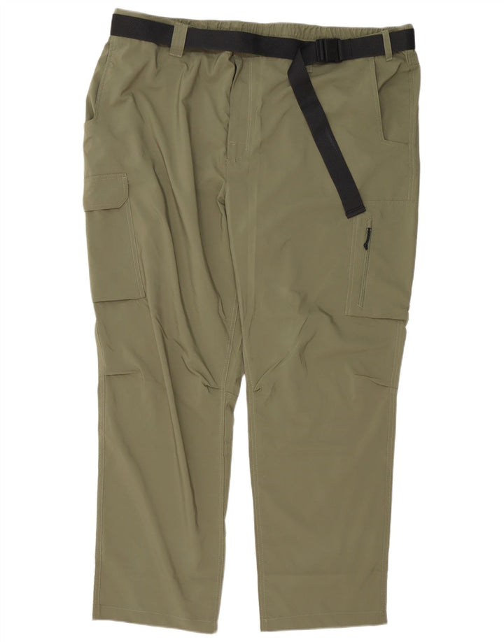 Columbia Pantalon Cargo Droit Homme W54 L32 Kaki Polyester