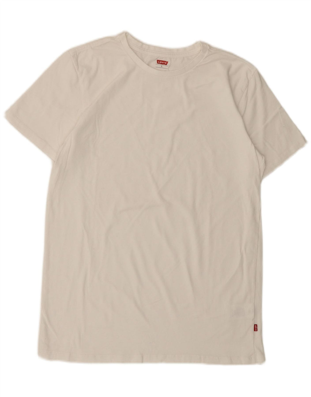Levi's T-Shirt Homme Blanc Large Coton