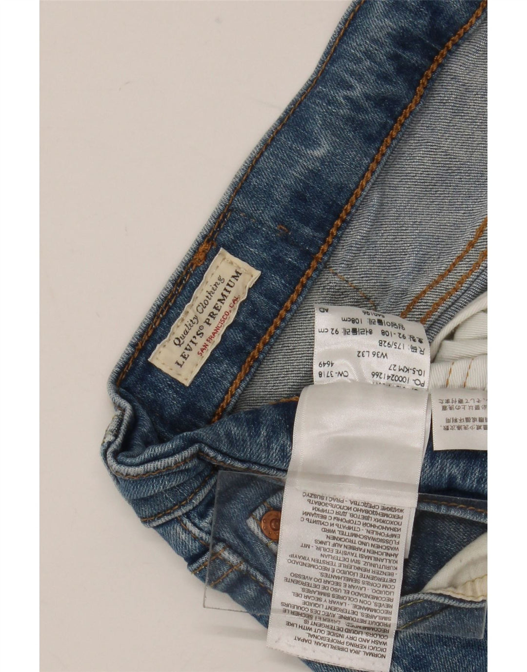 Levi's Jean Slim 511 Homme Bleu W36 L32 Coton