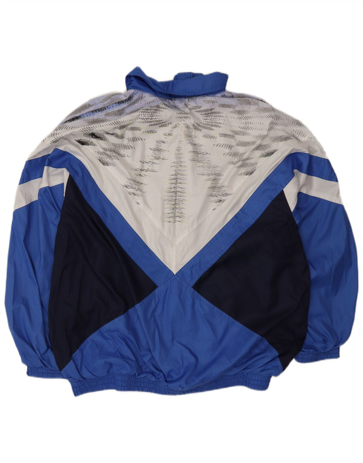 Ellesse Survêtement complet pour homme IT 50 Large Bleu Colorblock Polyester