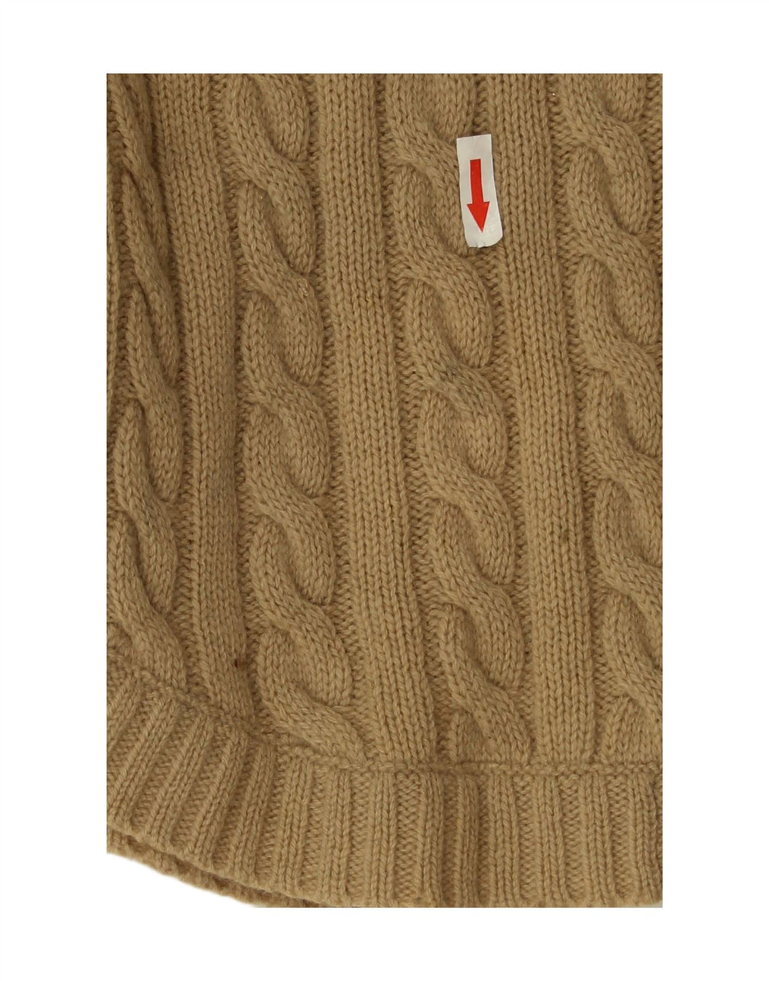 Blarney Poncho Jumper pour femme UK 44 en laine d'agneau beige moyen