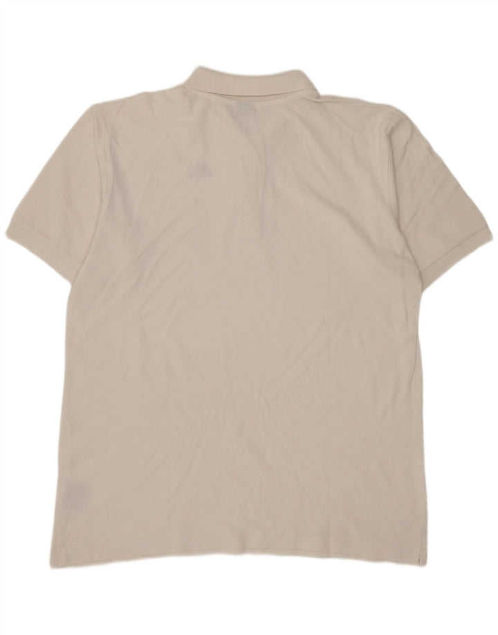 Kappa Polo Homme XL Blanc Coton