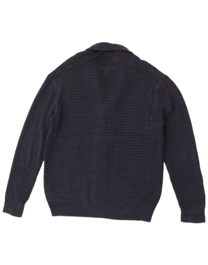 Zara Cardigan Homme Pull Large Bleu Marine