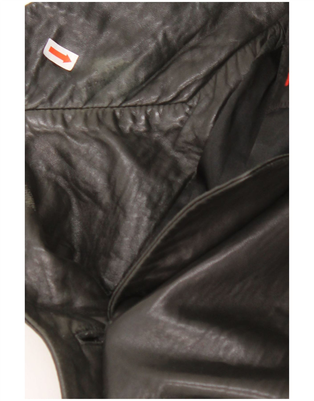 MAURITIUS Veste blazer en cuir à 3 boutons pour femme UK 18 XL Cuir noir