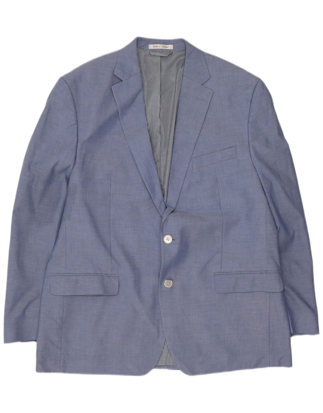 CHAPS Veste Blazer 2 Boutons Homme UK 44 2XL Bleu Coton