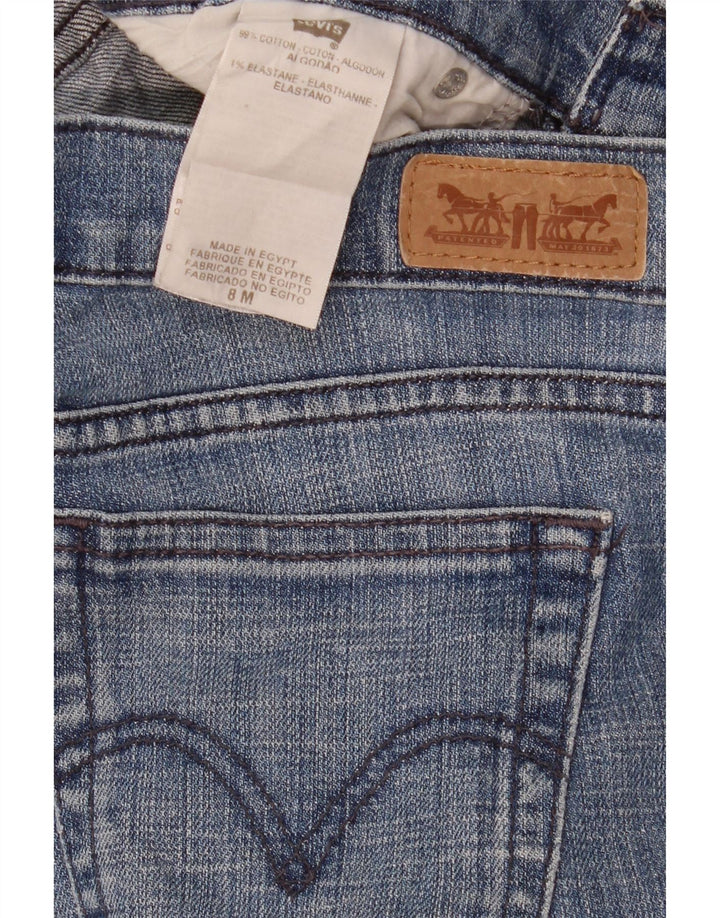 Levi's Jean droit 505 femme US 8 Medium W33 L32 bleu coton
