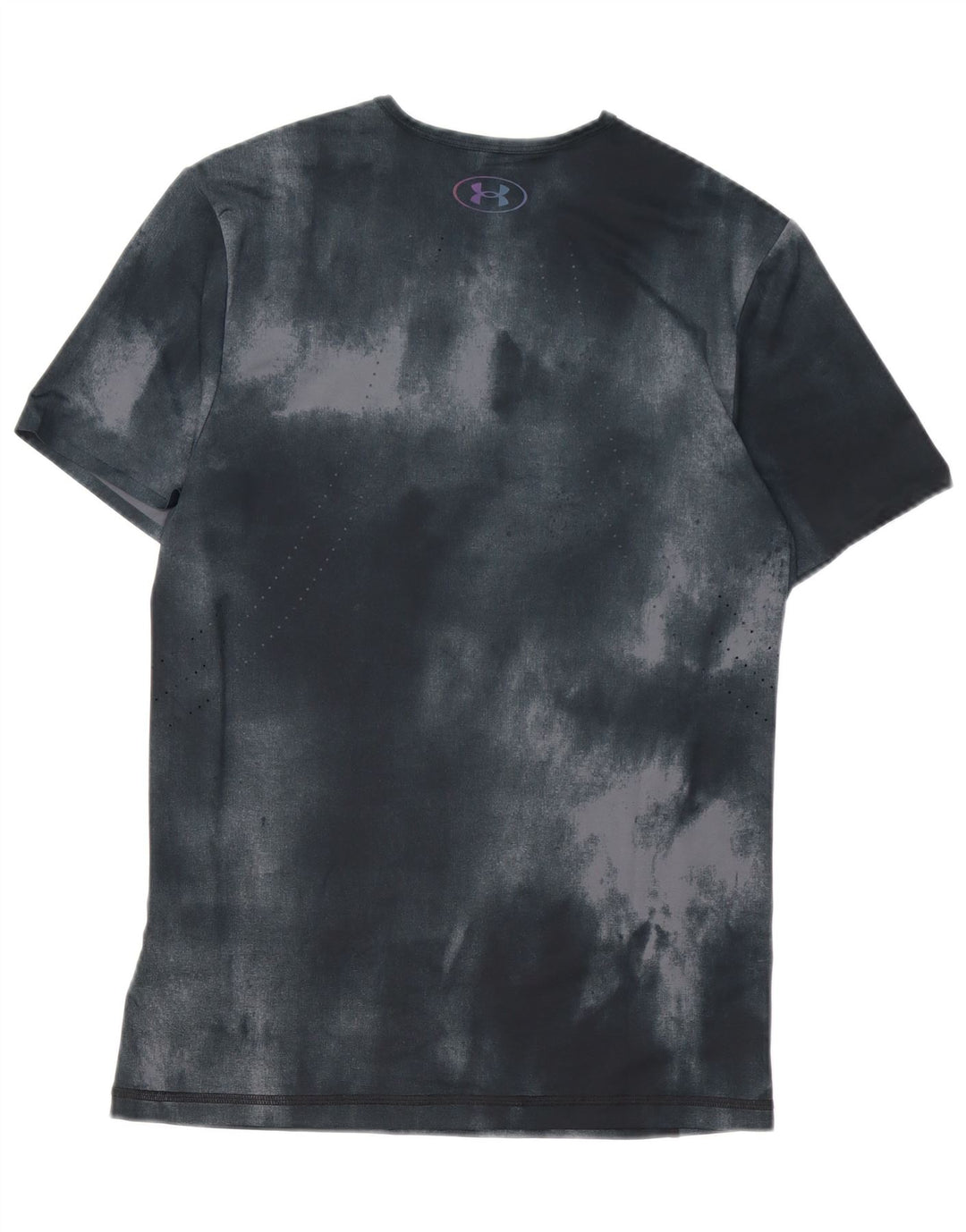 Under Armour T-shirt ajusté pour homme Petit noir Tie Dye Polyester
