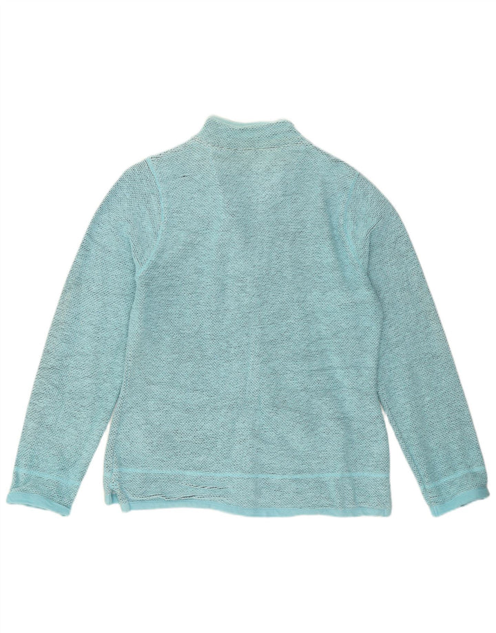 Weird Fish Veste de survêtement pour femme UK 14 Grand Bleu Coton