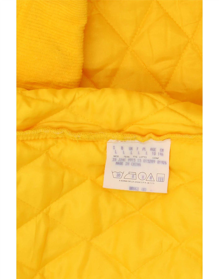 Brugi Veste matelassée pour homme UK 40 Large Jaune Polyamide
