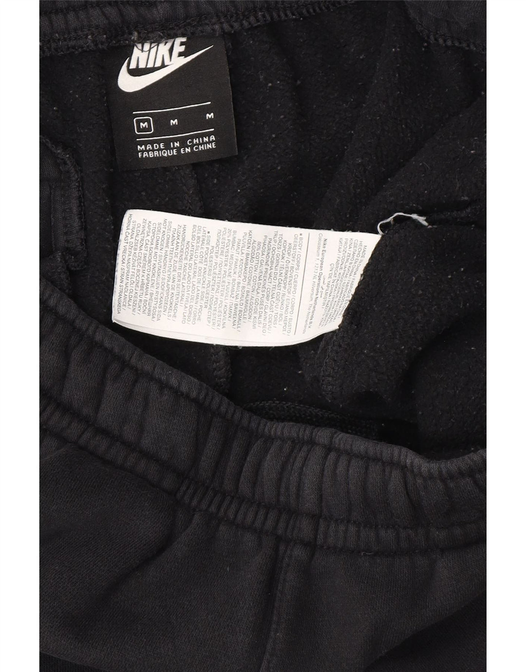 Nike Pantalon de survêtement pour homme en coton noir moyen