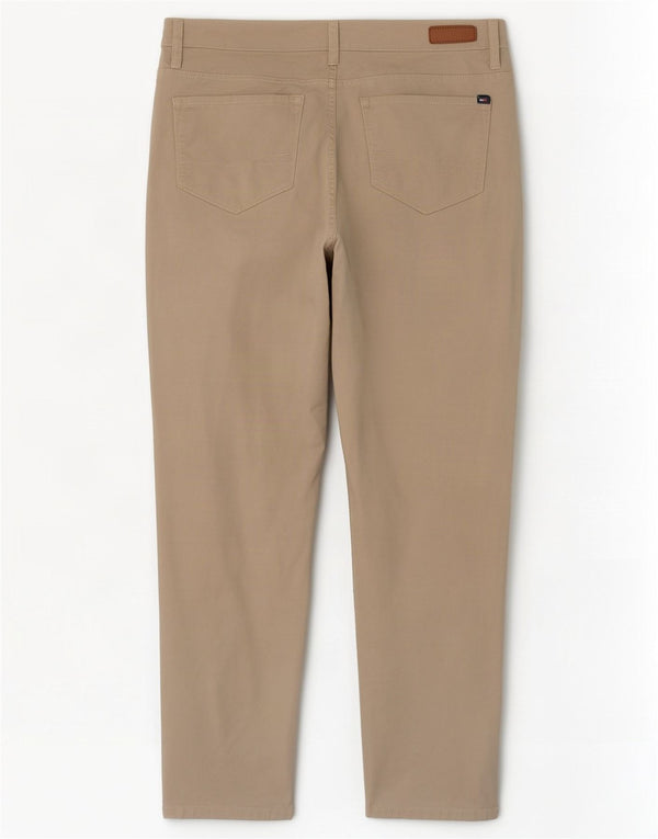 Tommy Hilfiger Pantalon court slim pour femme US 12 Large W32 L26 Beige