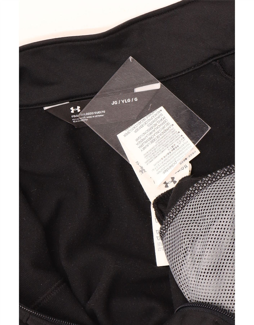 Under Armour Veste de Survêtement Garçon 11-12 ans Grand Noir Polyester