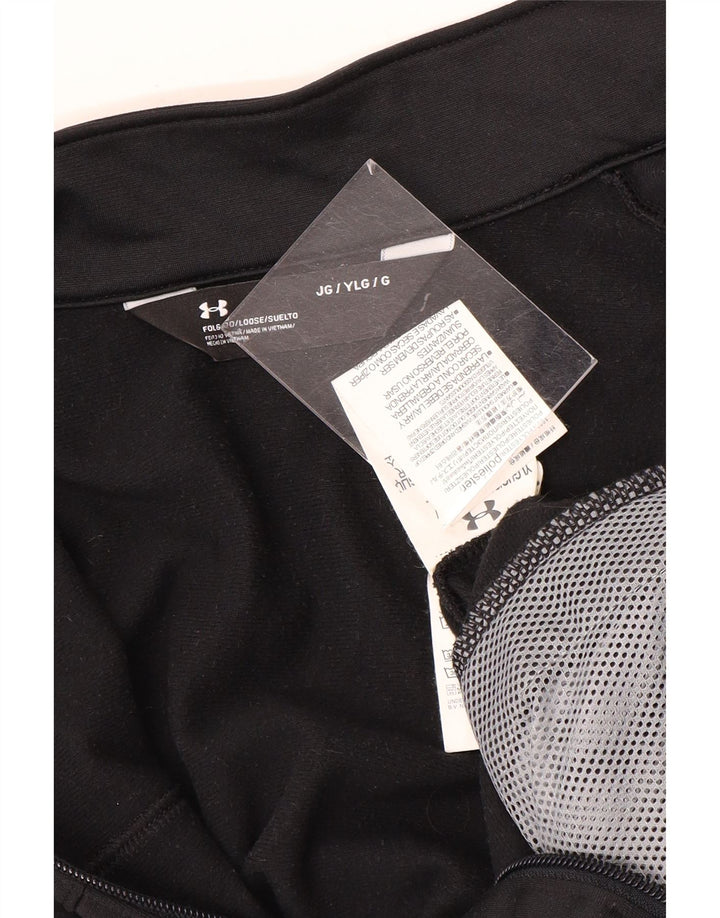 Under Armour Veste de Survêtement Garçon 11-12 ans Grand Noir Polyester