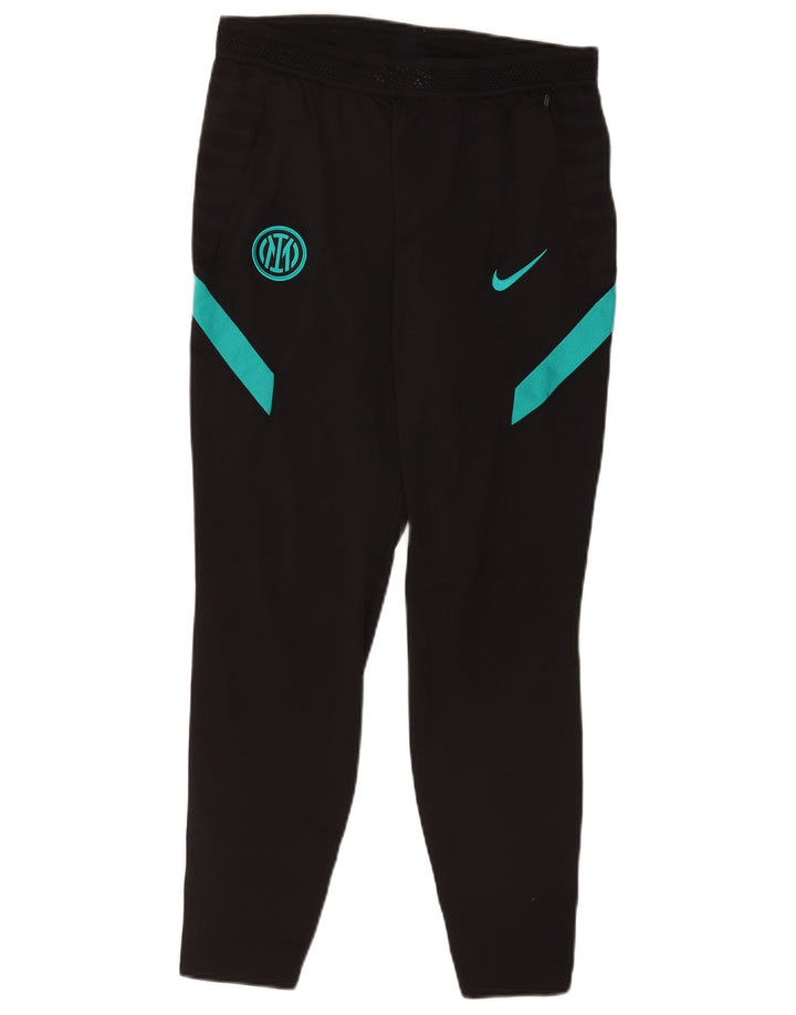 Nike Pantalon de Survêtement Inter Milan Homme Noir Moyen Polyester Colorblock