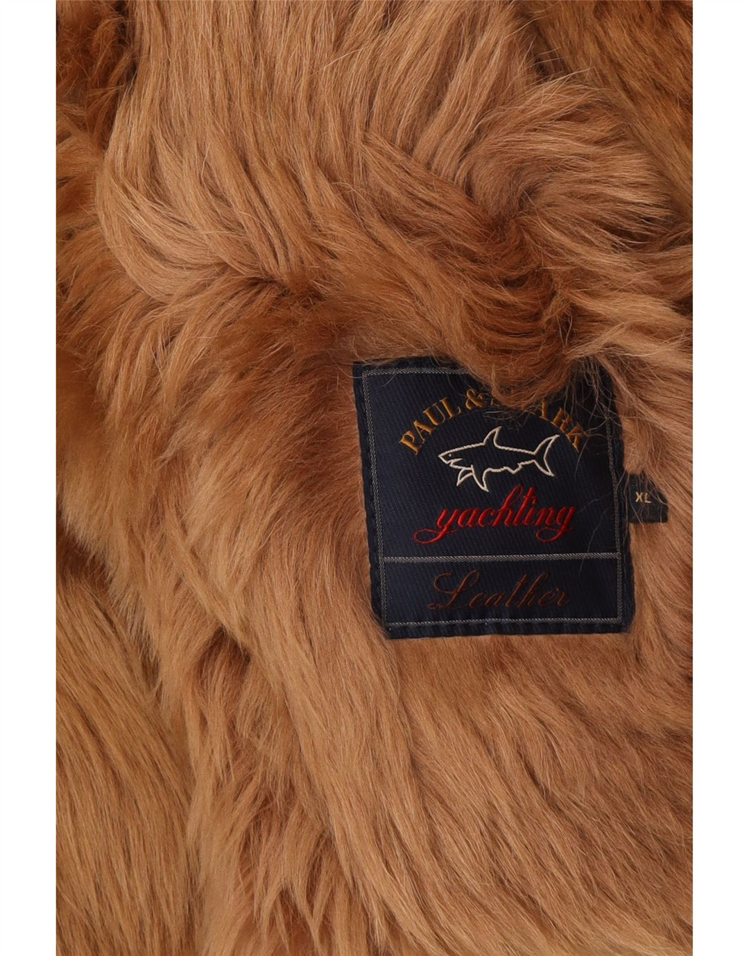 PAUL & SHARK Veste en Daim Femme UK 18 XL Cuir Beige