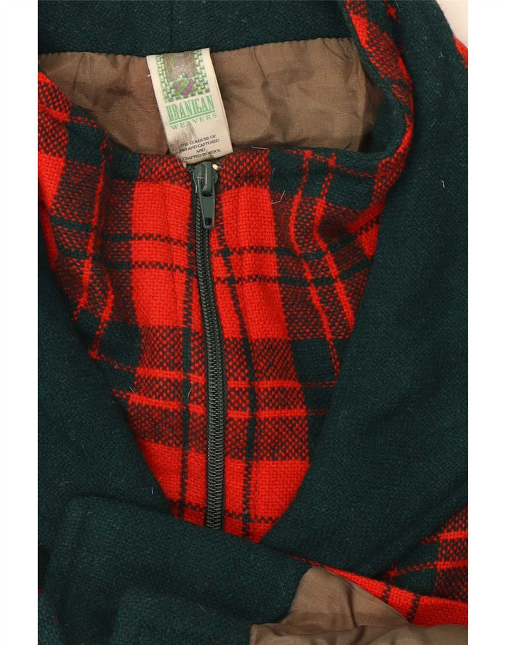 Branigan Manteau Femme UK 18 XL Laine à Carreaux Rouge