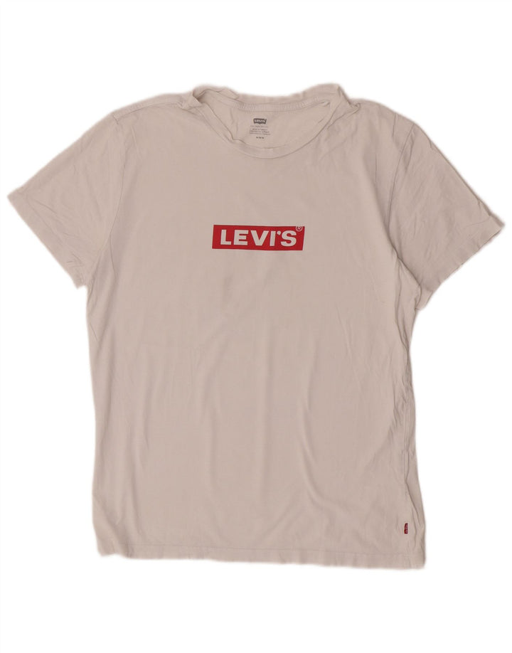 Levi's Tee-Shirt Graphique Homme Blanc Moyen