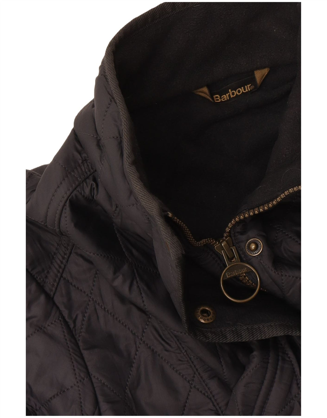 Barbour Veste matelassée pour femme UK 14 Large Noir