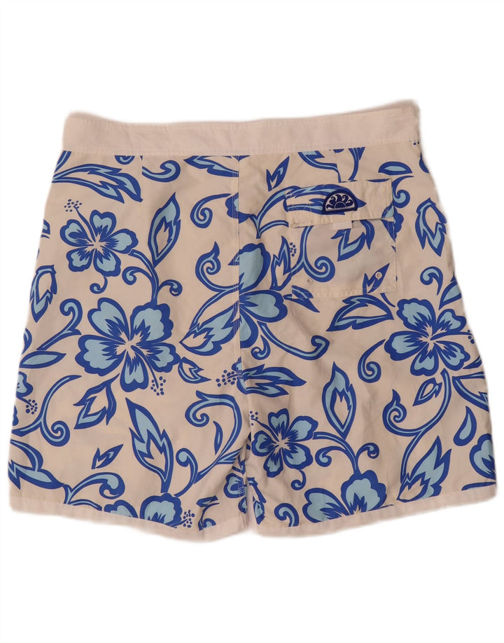 Sundek Short de Bain Homme XL Blanc Floral Polyester