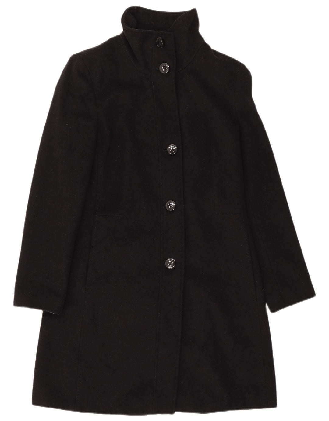 Calvin Klein Pardessus pour femme US 4 Petite laine noire